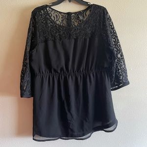 H&M MAMA black blouse - Large